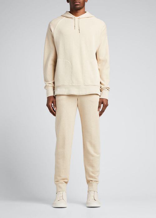 Men's Cotton-Cashmere Tonal Sweatpants