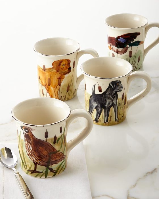 4 Assorted Wildlife Mugs