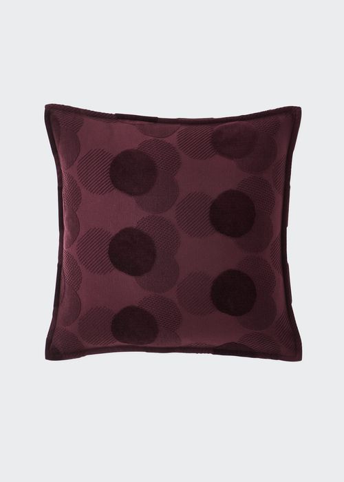 Cushion Cover - Bagheera Velvet Round Bordeaux