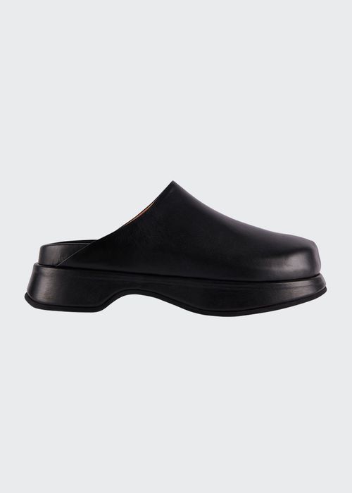Hygge Leather Mule Clogs