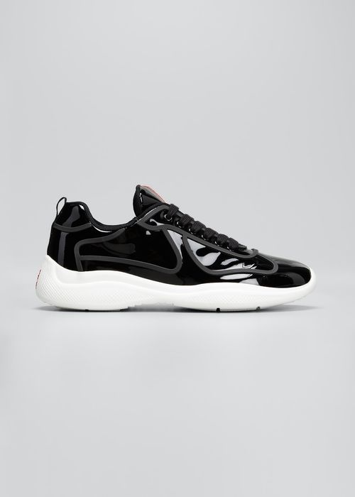 Men's Patent Leather Sneakers