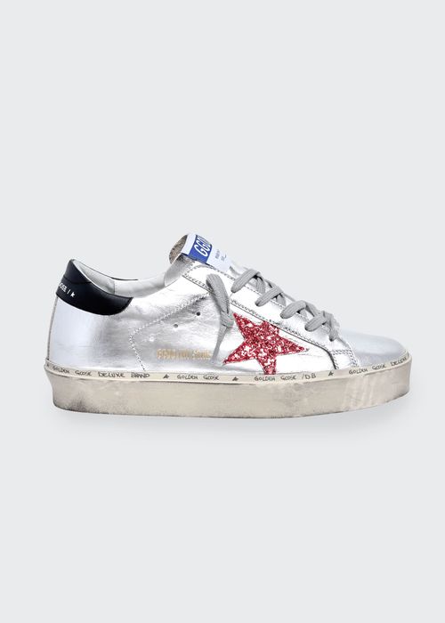 Hi Star Metallic Glitter Court Sneakers