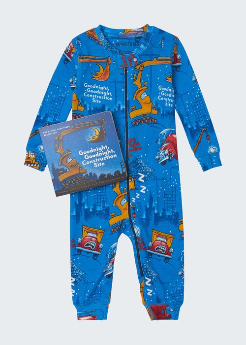 Kid's Goodnight Goodnight Construction Site Pajama Gift Set, Size 6-24M
