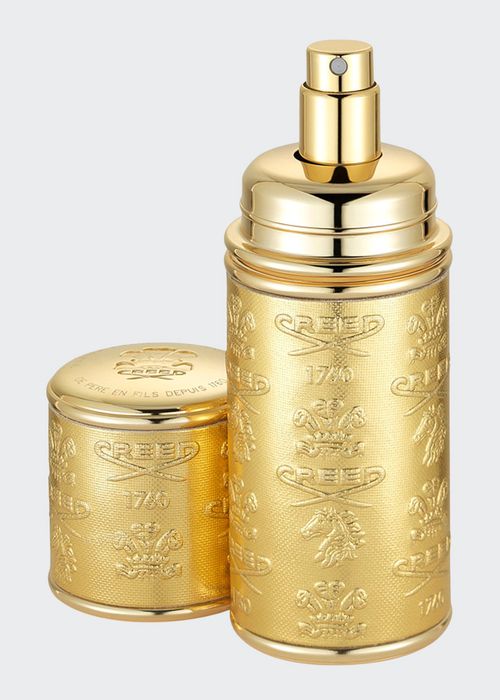 1.7 oz. Deluxe Atomizer, Gold with Gold Trim