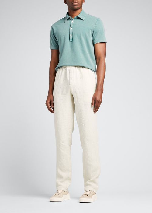 Men's Garment-Dyed Polo Shirt
