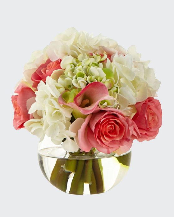 Endearing Roses & Hydrangeas Arrangement