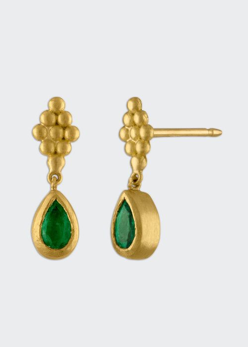 Small Emerald Nona Earrings
