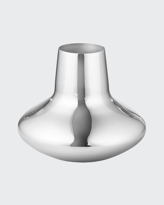 Stainless Steel Vase, 5.9"T