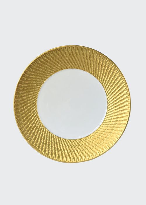 Twist Gold Service Plate, 11.5"