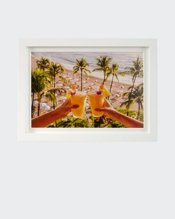 "Frederico Cheers Mauna Kea" Mini Giclee Print
