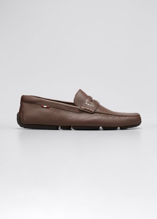 Men's Pavel Pebbled Leather Penny Drivers