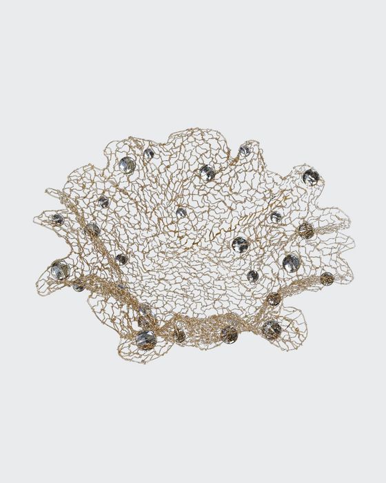 Clear Crystal Lace Bowl