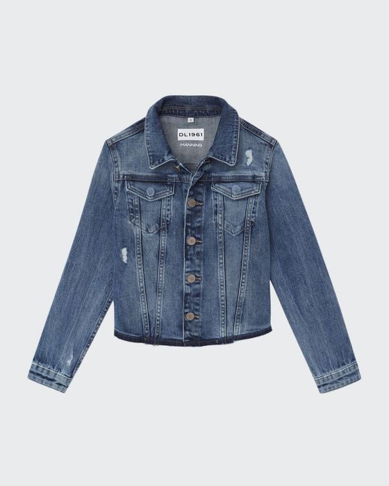 Girl's Manning Denim Jacket, Size S-L