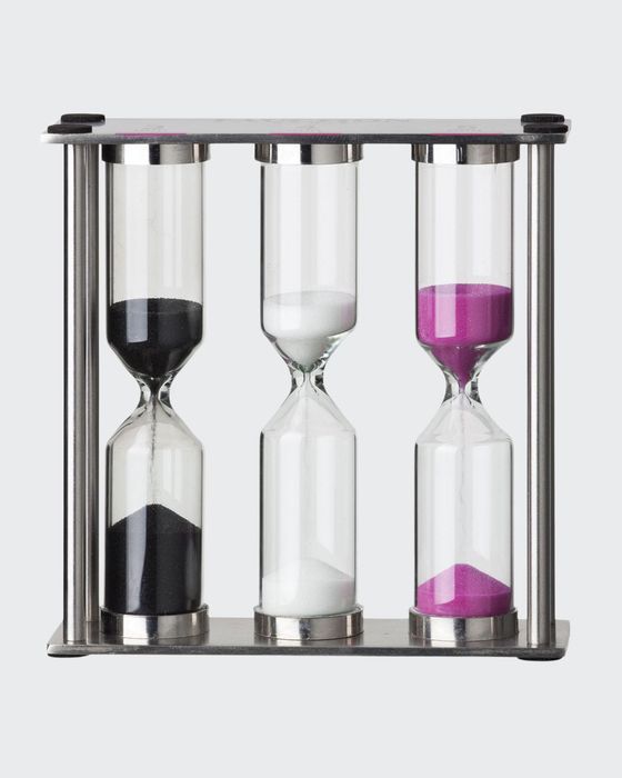 Tea Hourglass with 3 Times