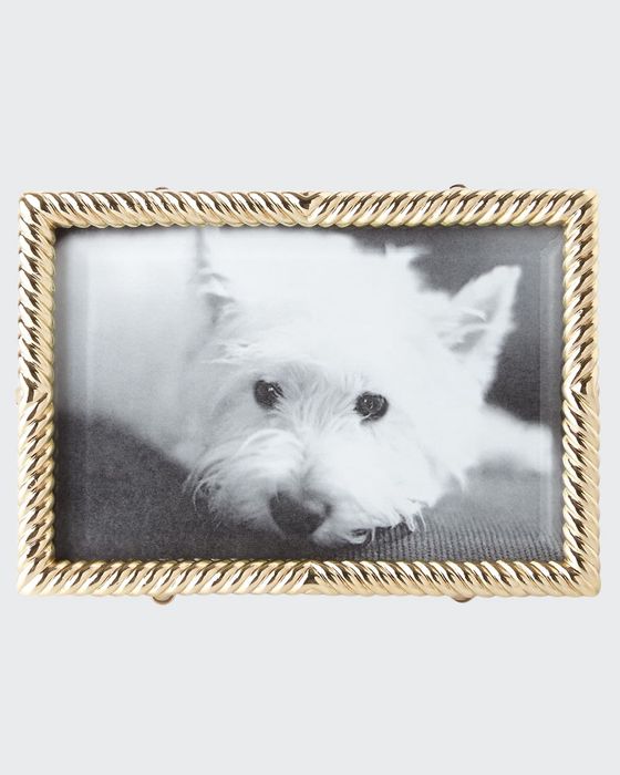 Gold Deco Twist 4" x 6" Picture Frame