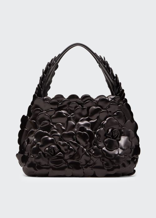 Atelier Rose 03 Edition Small Leather Hobo Bag
