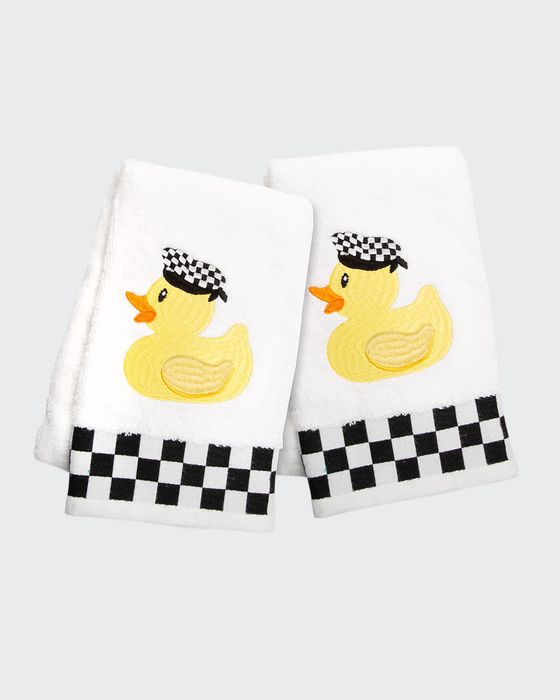 Rubber Ducky Hand Towels Set Of 2