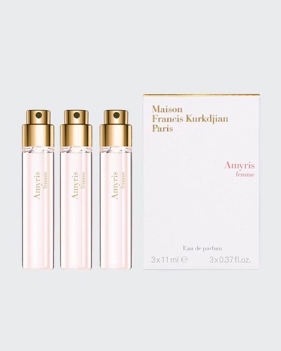 3 x 0.37 oz. Amyris femme Eau de Parfum Travel Spray Refills