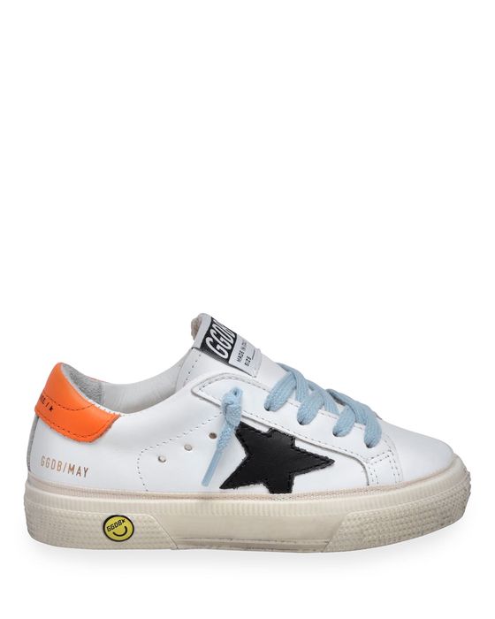 Boy's May Colorblock Leather Low-Top Sneakers, Kids
