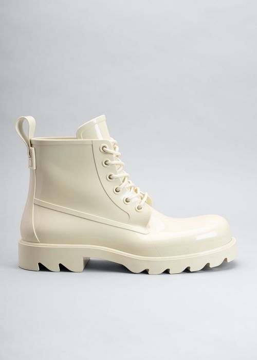 Combat Rubber Ankle Boots