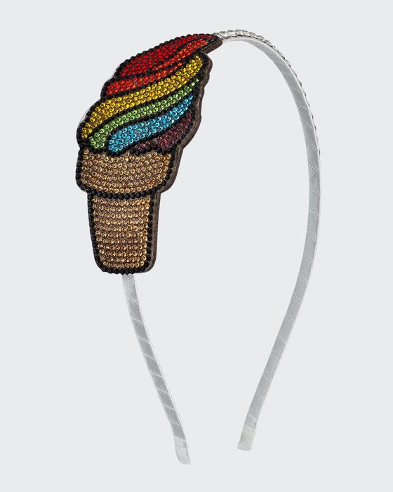 Girl's Ice Cream Embellished Headband