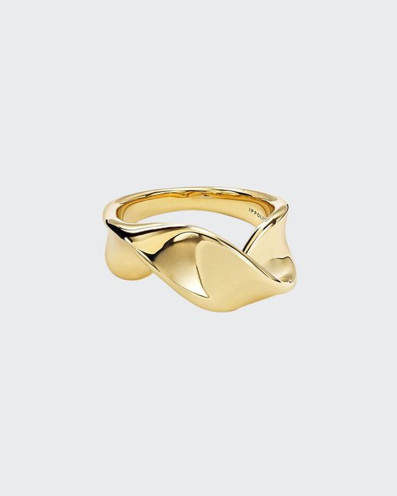 18k Classico Twisted Ribbon Ring