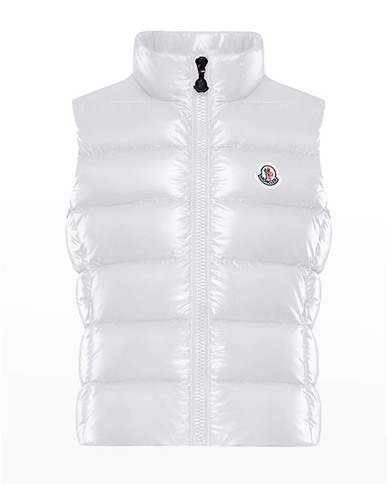 Girl's Quilted Sleeveless Vest, Size 8-14