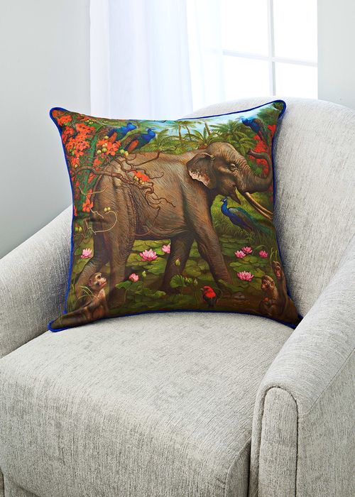 Jungle Of Happiness Accent Pillow