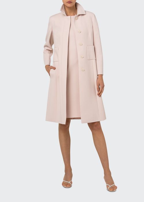 Collared Double-Face Wool Coat