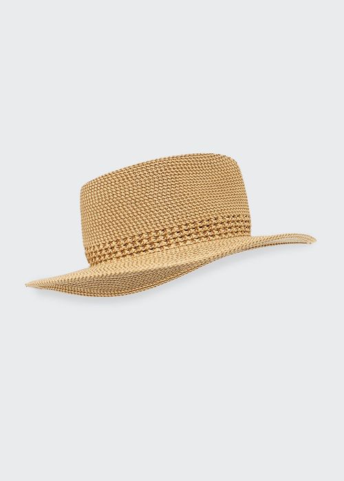 Bayou Squishee Woven Fedora Hat