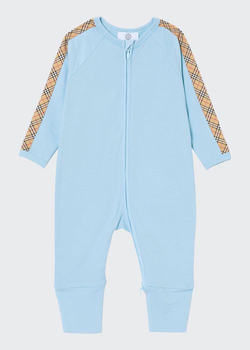 Boy's Claude 3-Piece Coverall Gift Set, Size 1-9M