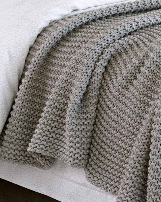 Orla Cotton-Wool Throw Blanket