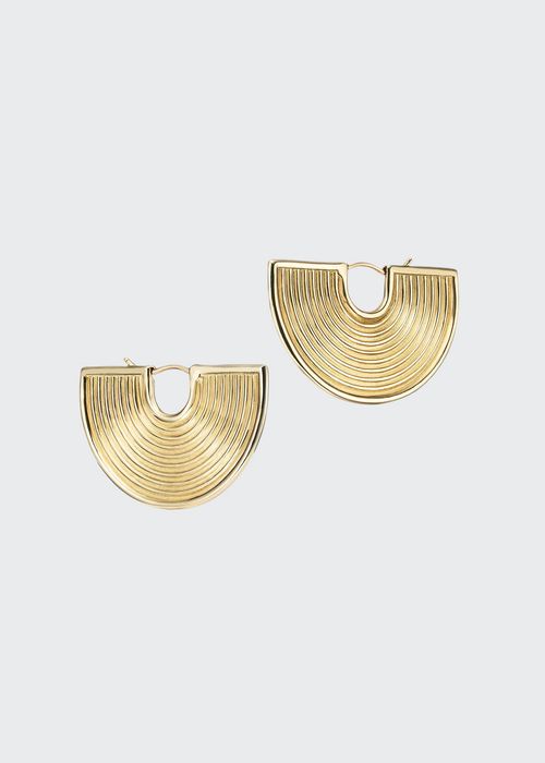 18k Gold Deity Earrings