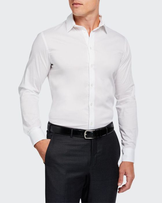 Men's Basic Sport Shirt, White