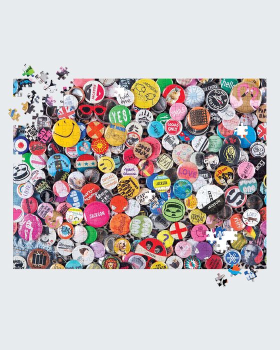 Find Me Buttons 500-Piece Puzzle Set, Personalized