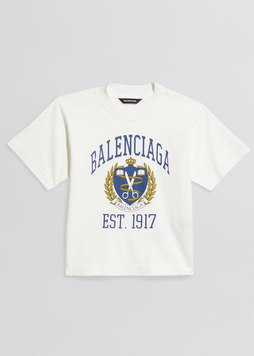 Kid's University Logo Crest T-Shirt, Size 2-10