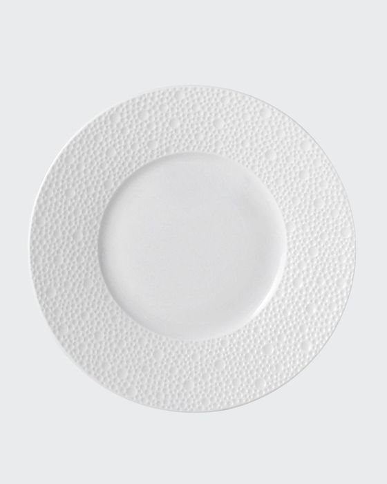 Ecume White Dinner Plate