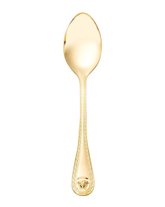 Medusa Gold-Plated Serving Spoon