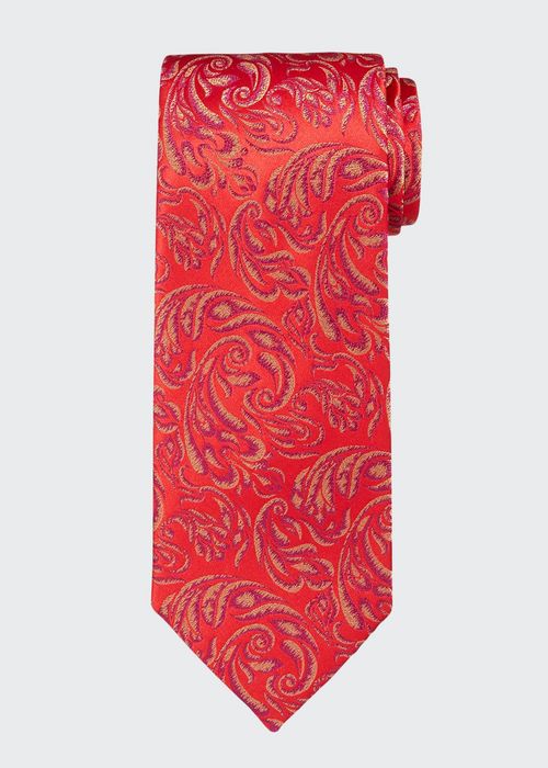Men's Large Deco Silk Tie