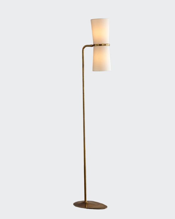 Clarkson Brass Floor Lamp