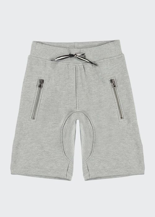 Boy's Ashton Drop Crotch Jogger Shorts, Size 4-7