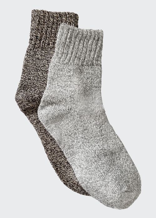 Melange Cozy Socks 2-Pack