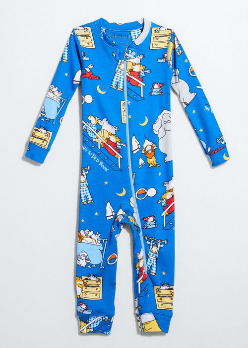Kid's Going to Bed Book Printed Pajama Gift Set, Size 6-24M