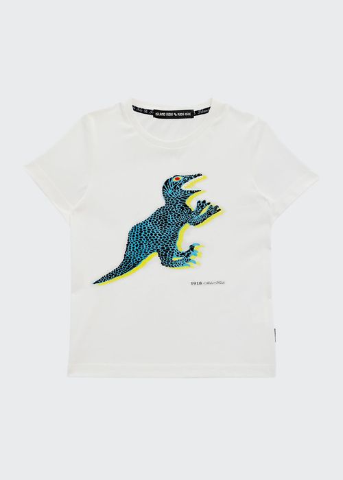 Boy's Dinosaur-Print Tee, Size 4-12
