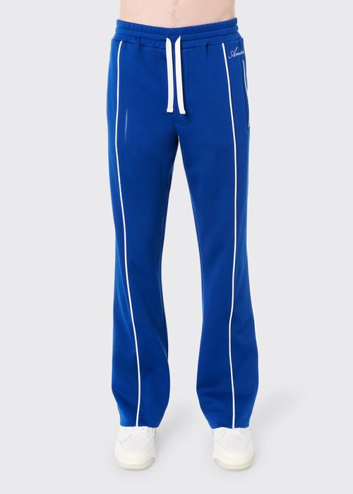 Men's Jersey Piping Western Track Pants