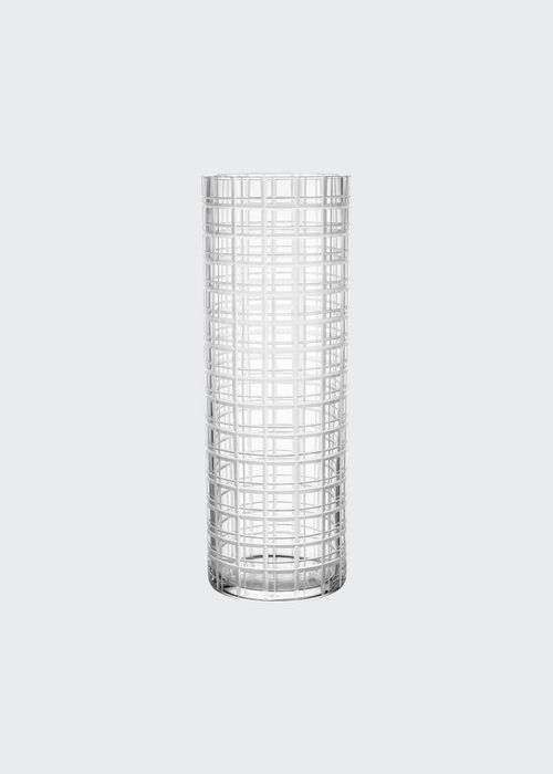 Cut In Number Checker Large Vase