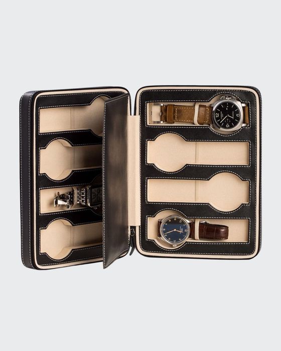 Leather Travel Watch Case - 8