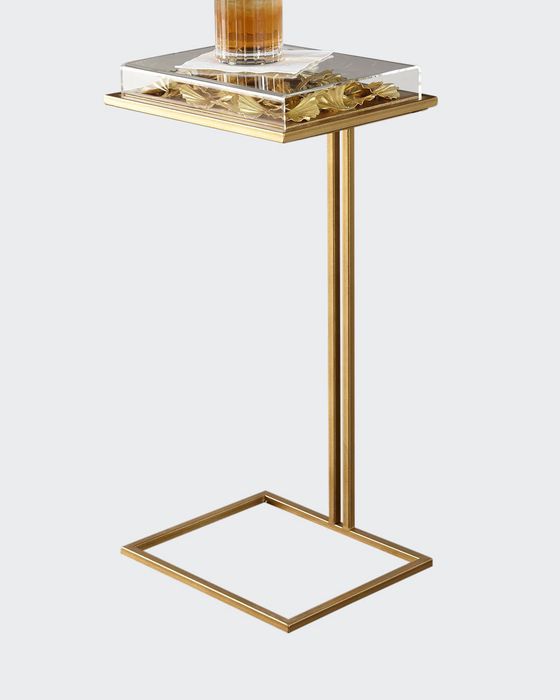 Gilded Gingko Cocktail Table
