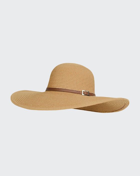 Jemima Wide-Brim Floppy Beach Hat