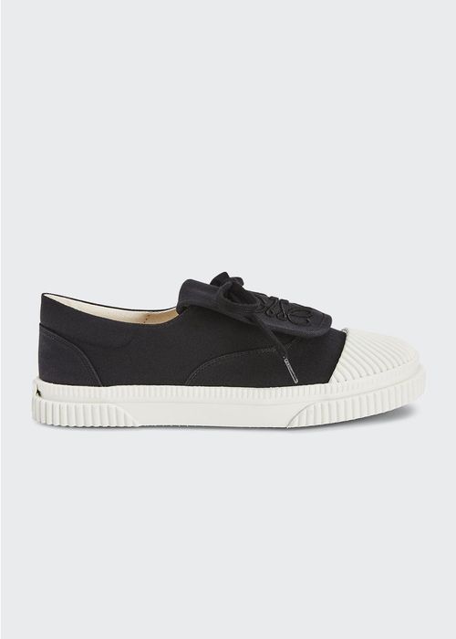 Anagram Embroidered Flap Low-Top Sneakers